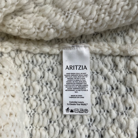 Aritzia The Group Alvar Open Front Cardigan in Lychee White - Picture 5 of 6